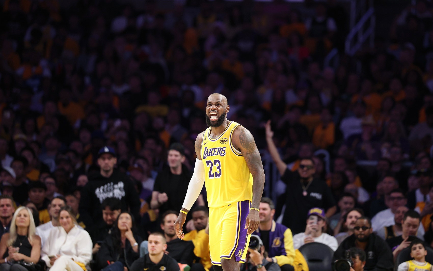 阿里纳斯评詹姆斯季后赛表现 称年轻版勒布朗当代无人能防