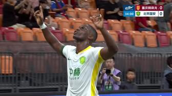 法比奥双响+姚浩洋送礼 国安3-2铜梁龙终结三轮不胜